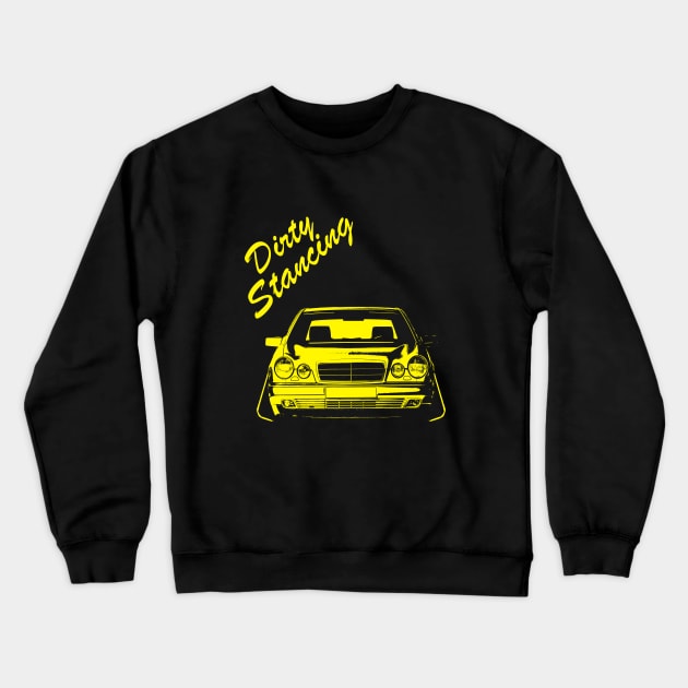 w210 tuning stance dirty stancing Crewneck Sweatshirt by WOS